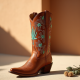 Women's Embroidered Cowboy Boot