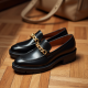 Women's Gold Chain Penny Loafer