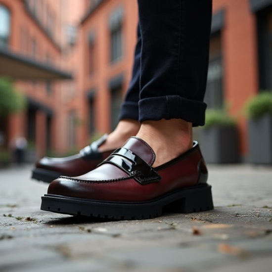 Women's Two-Tone Chunky Loafer