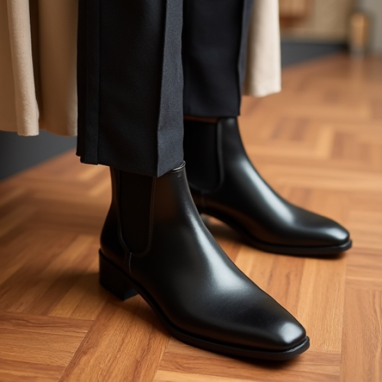 Women's Square Block Heel Bootie