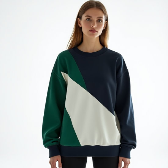 Women's Panelled Sweatshirt
