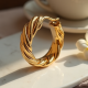 Chunky Gold Hoops