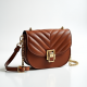 Women's Quilted Saddle Crossbody