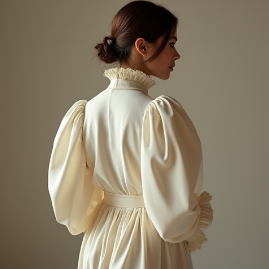 Women's Oversized Poet Blouse