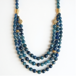 Women's Long Beaded Multi-Layer Necklace