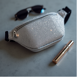 Women's Rhinestone Belt Bag