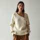 Women's Asymmetrical Neck Sweater