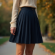 Women's Schoolgirl Pleated Culottes