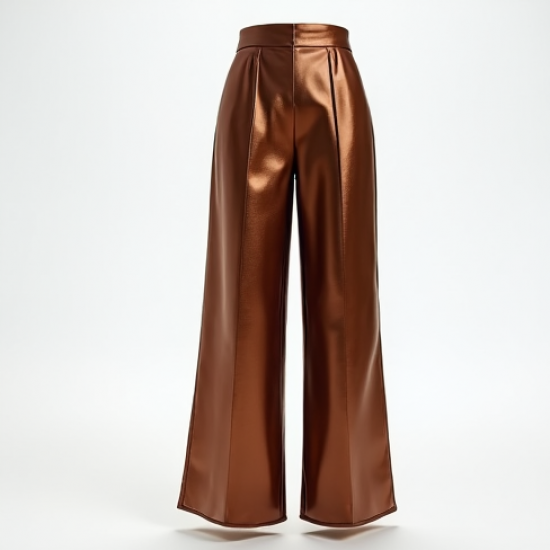 Women's Bronze Wide-Leg Culottes