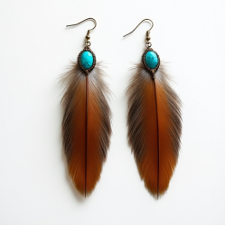 Boho Feather Earrings
