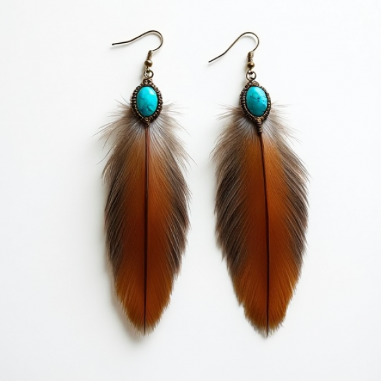 Boho Feather Earrings