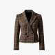 Women's Mini Plaid Blazer