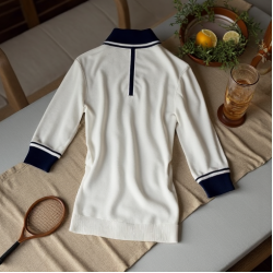 Women's Tennis-Inspired Knit Top