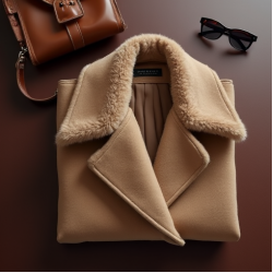 Women's Faux Fur Trim Trench