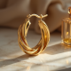Women's Sculptural Hoop Earrings