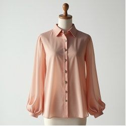 Women's Transparent Chiffon Shirt