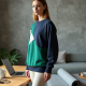 Women's Panelled Sweatshirt