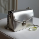 Women's Silver Crossbody Bag
