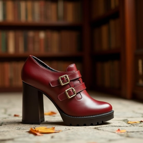 Women's Chunky Heel Mary Jane