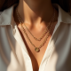Women's Minimal Gold Chain Necklace