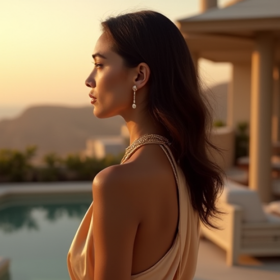 Women's Multi-Chain Detail Top