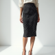 Women's Polka Dot Pencil Skirt