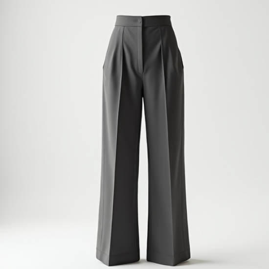 Women's Comfort High Waist Wide Trousers
