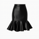 Women's Satin Mermaid Mini Skirt