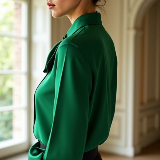 Women's Maximalist Bow Blouse