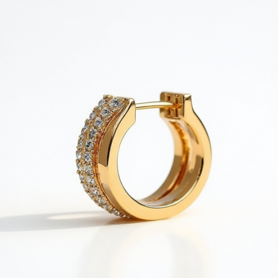 Women's Double Hoop Earrings