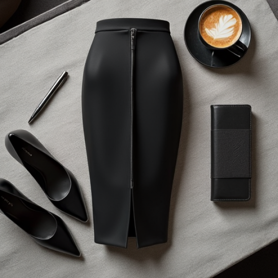 Women's Everyday High Waist Pencil Skirt