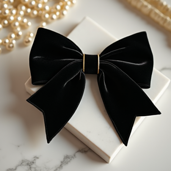 Women's Velvet Hair Clip Bow
