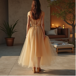 Women's Transparent Long Vest