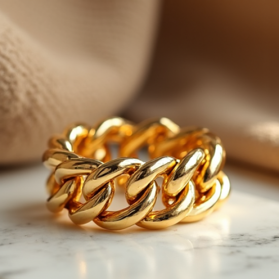 Women's Chunky Chain Cuff Bracelet