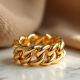 Women's Chunky Chain Cuff Bracelet
