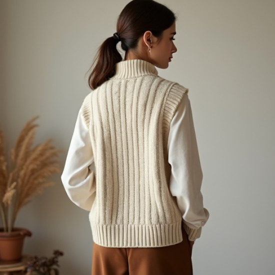 Women's Knit Vest Layering Piece