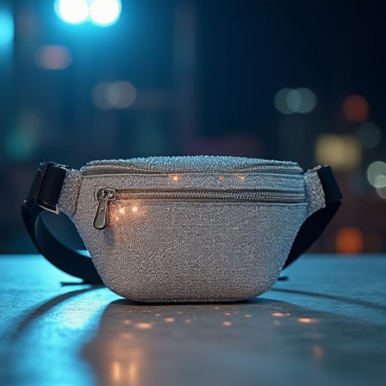 Women's Rhinestone Belt Bag