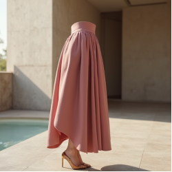 Women's Petal-Shaped Statement Skirt