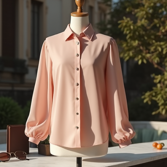 Women's Transparent Chiffon Shirt