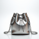 Women's Metallic Mini Bucket Bag