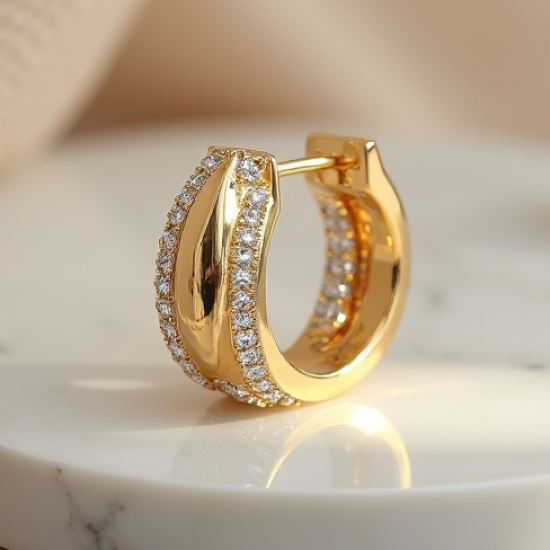 Women's Double Hoop Earrings