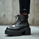 Women's Two-Tone Chunky Boot