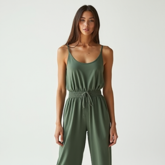 Women's Relaxed Athleisure Jumpsuit