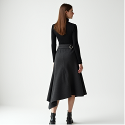 Women's Sculptural Wrap Skirt