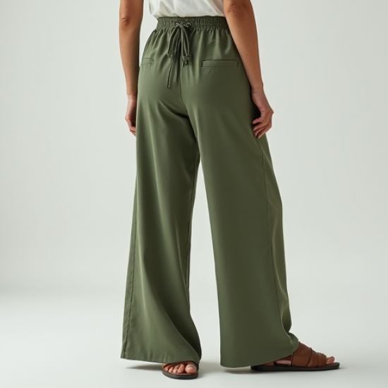 Women's Low Waist Paperbag Pants