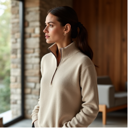 Women's Elevated Quarter-Zip Pullover
