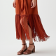 Women's Boho Fringe Detail Dress