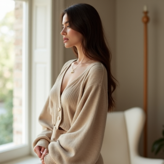 Women's Poet Sleeve Cardigan Set