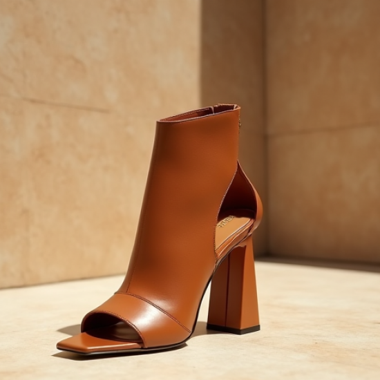 Women's Angular Heel Strappy Sandal