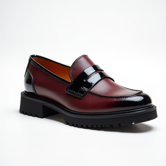 Women's Two-Tone Chunky Loafer
